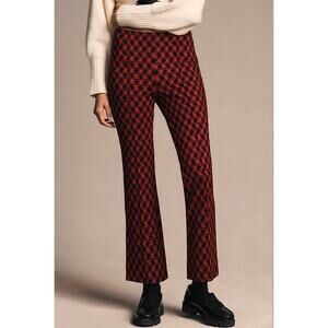 Maeve Red and Black Wide Leg Pants